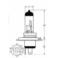 ZAROWKA H4 12V 18/18W P43T SKUTER