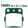 KLOCKI HAMULCOWE EBC FA84