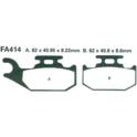 KLOCKI HAMULCOWE EBC FA414tt