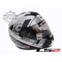 KASK LS2 FF351.1 ACTION WHITE SILVER M