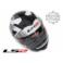 KASK LS2 FF351.1 ACTION WHITE SILVER M