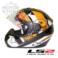 KASK LS2 FF350.1 ACTION BLACK ORANGE L