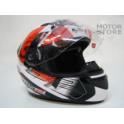 KASK LS2 FF350.1 ACTION WHITE RED ROZMIAR L