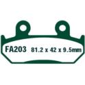 KLOCKI HAMULCOWE EBC FA203HH