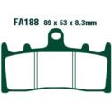 KLOCKI HAMULCOWE EBC FA188