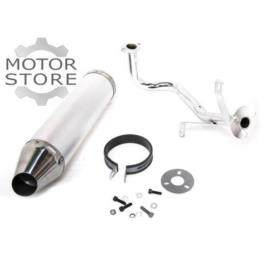 TLUMIK GY6 TUNING SREBRNY DB KILLER TUNE-EX TLUMIK GY6 TUNING SREBRNY DB KILLER TUNE-EX