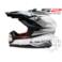 KASK LS2 MX456.48 FACTORY WHITE BLACK TITANIUM L