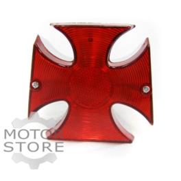 LAMPA TYLNA WZÓR KRZYŻ MALTAŃSKI CHOPPER CRUISER LAMPA TYLNA WZÓR KRZYŻ MALTAŃSKI CHOPPER CRUISER