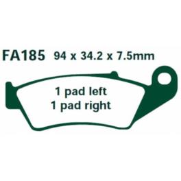KLOCKI HAMULCOWE EBC FA185R