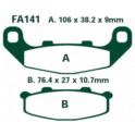 KLOCKI HAMULCOWE EBC FA141