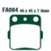 KLOCKI HAMULCOWE EBC FA84