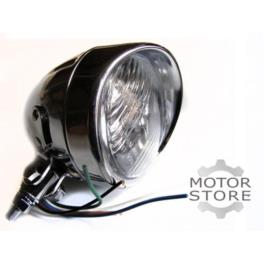 LAMPA PRZEDNIA 4" Z DASZKIEM H4 E-MARK LAMPA PRZEDNIA 4" Z DASZKIEM H4 E-MARK