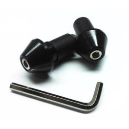 KONCOWKI KIEROWNICY CZARNE 17mm STOZKI 5361182 KONCOWKI KIEROWNICY CZARNE 17mm STOZKI 5361182