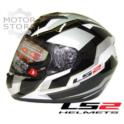 KASK LS2 FF350.1 SPIT WHITE TITANIUM XL