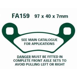 KLOCKI HAMULCOWE EBC FA159TT