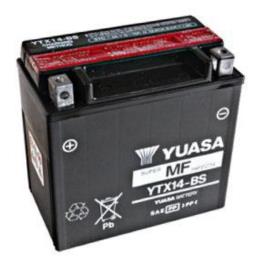 AKUMULATOR BEZOBSLUGOWY 12V YUASA YTX14-BS AKUMULATOR BEZOBSLUGOWY 12V YUASA YTX14-BS