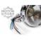 LAMPA PRZEDNIA 4" Z DASZKIEM H4 E-MARK