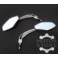 LUSTERKA M10 MP624 SREBNE