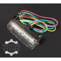 LAMPA TYLNA STR8 MINI UNIWERSALNA Z KIERUN. BIAŁA