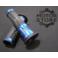 MANETKI GUMOWO ALUMINIOWE 728 CZARNO NIEBIESKIE