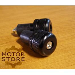 KONCOWKI KIEROWNICY 14/26MM ALU CZARNE RYFLOWANE KONCOWKI KIEROWNICY 14/26MM ALU CZARNE RYFLOWANE