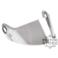 SZYBA KASKU LS2 FF386 FF370 FF325 LUSTRZANA SREBNA