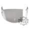 SZYBA KASKU LS2 FF386 FF370 FF325 LUSTRZANA SREBNA