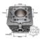 CYLINDER FI 56,40 KPL 125CCM LONCIN 4T