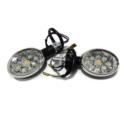 KIERUNKOWSKAZ OWAL CZARNY LED KPL