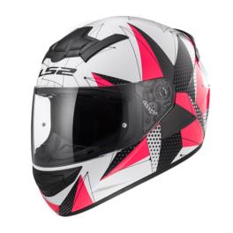 KASK LS2 FF352 ROOKIE BRILLIANT WHITE PINK ROZM S KASK LS2 FF352 ROOKIE BRILLIANT WHITE PINK ROZM S