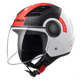 KASK LS2 OF562 AIRFLOW CONDOR W/B/R ROZM M KASK LS2 OF562 AIRFLOW CONDOR W/B/R ROZM M