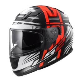 KASK LS2 FF320 STREAM BANG BLACK RED ROZM L