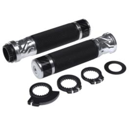 MANETKI LEOSHI CZARNO SREBNE METALOWE PARA MANETKI LEOSHI CZARNO SREBNE METALOWE PARA