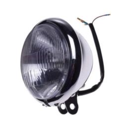 LAMPA PRZÓD CHROM BA20D 12V MAŁA CUSTOM KING LAMPA PRZÓD CHROM BA20D 12V MAŁA CUSTOM KING