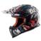 KASK LS2 MX437 FAST BEAST BLACK WHITE ROZM M