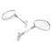 LUSTERKO LUSTERKA MP316 OWAL CHROM M10