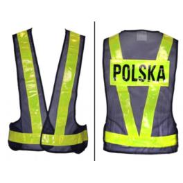 KAMIZELKA SZELKI ODBLASKOWA POLSKA LEOSHI ROZM. S KAMIZELKA SZELKI ODBLASKOWA POLSKA LEOSHI ROZM. S