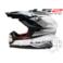 KASK LS2 MX456.48 FACTORY WHITE BLACK TITANIUM L