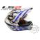 KASK LS2 MX433 STRIPE VISOR WHITE BLUE ROZMIAR M