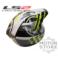 KASK LS2 MX433 STRIPE VISOR HI-VIS-YELLOW ROZM L