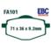 KLOCKI HAMULCOWE SKUTER SFA101 EBC