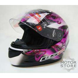 KASK LS2 FF351.38 FLUTTER WHITE PURPLE ROZMIAR M KASK LS2 FF351.38 FLUTTER WHITE PURPLE ROZMIAR M