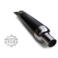 TLUMIK CHROM Z MALOWANYM ŚRODKIEM WFM M06 125