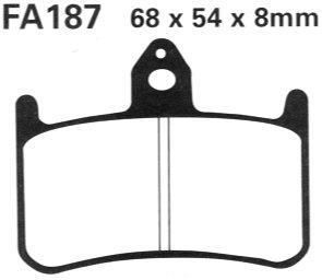 KLOCKI HAMULCOWE EBC FA187