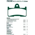 KLOCKI HAMULCOWE EBC FA344TT